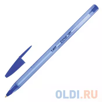 Ручка шариковая масляная шариковая BIC Cristal Soft синий 0.35 мм