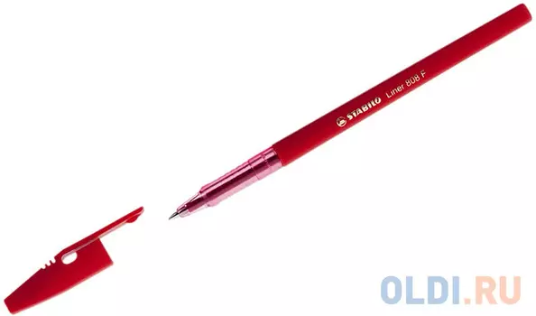Ручка шариковая Stabilo Liner красный 0.3 мм