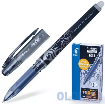 Ручка стираемая гелевая PILOT "Frixion Point", игольчатый узел 0,5 мм, линия 0,25 мм, черная