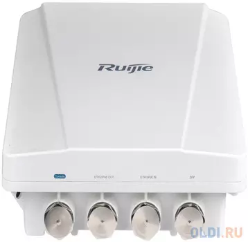 Ruijie Outdoor Wireless Access Point, IP68 rating, built-in omnidirectional smart antenna and lightning arrester, 33 MIMO, 3 spatial streams, support