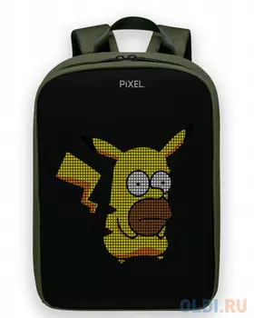 Рюкзак 13" Pixel "PLUS" полиэстер темно-зеленый PXPLUSMG01