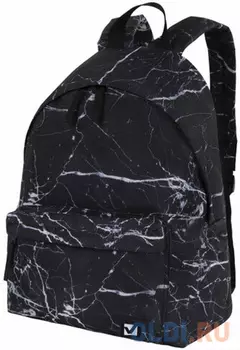 Рюкзак BRAUBERG универсальный, сити-формат, "Black marble", 20 литров, 41х32х14 см, 270790
