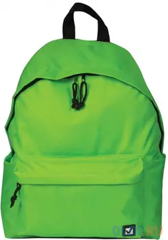 Рюкзак BRAUBERG, универсальный, сити-формат, один тон, салатовый, 20 литров 41х32х14 см, 225377