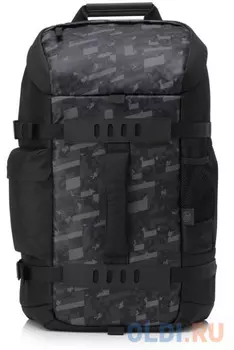 Рюкзак для ноутбука 15.6" HP Odyssey Camo синтетика черный камуфляж