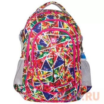 Рюкзак ручка для переноски BRAUBERG Абстракция 26 л мультиколор