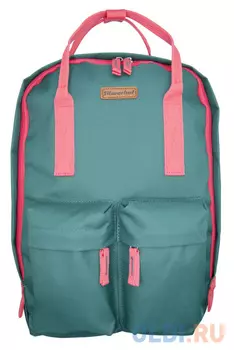 Рюкзак Silwerhof Cube зеленый коралловый 1180957