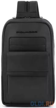 Рюкзак слинг Piquadro Finn CA5982S123/N черный кожа