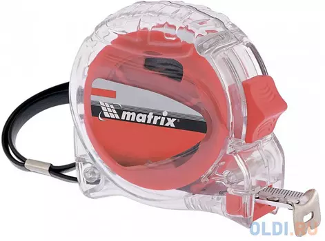 Рулетка Matrix Crystal 31075 10мx25мм