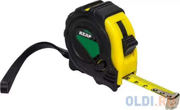 РУЛЕТКА С ФИКСАТОРОМ, ОБРЕЗИН. КОРПУС 7,5 М/25 ММ (1/6/48) "КЕДР" 016-0725