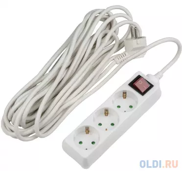 S-GCD3-7B Удлинитель Uniel серии Стандарт, с/з, 3 гн., шнур 7 м, выкл., шк 4690485099420