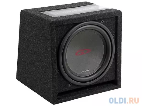 Сабвуфер Alpine SBG-1244BR корпусной пассивный фазоинверторный 12" 250Вт-800Вт 4Ом