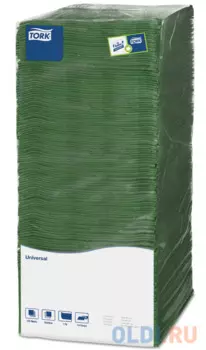 Салфетки TORK Big Pack, 25х25, 500 шт., зеленые, 478659
