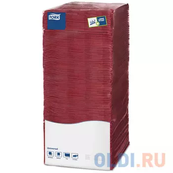 Салфетки TORK Big Pack, 25х25, 500 шт., бордовые, 478669