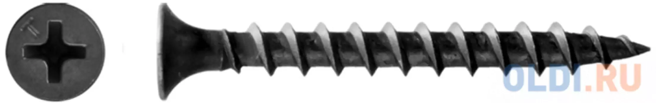 Саморезы СГД гипсокартон-дерево, 55 х 3.5 мм, 2 700 шт, фосфатированные, KRAFTOOL