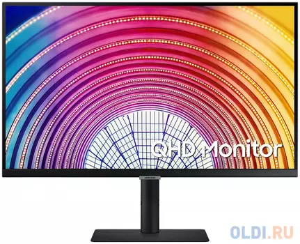 Samsung 27" S27A600NWC IPS LED 16:9 2560x1440 5ms 300cd 1000:1 178/178 HDMI DP USB-Hub HDR10 75Hz AMD FreeSync HAS Swivel Pivot VESA Black