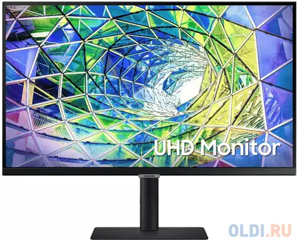 Samsung 27" S27A800UJC IPS LED 16:9 3840x2160 5ms 300cd 1000:1 178/178 HDMI DP USB-Hub USB-C HDR10 60Hz HAS UK plug Tilt Pivot Swivel VESA Black