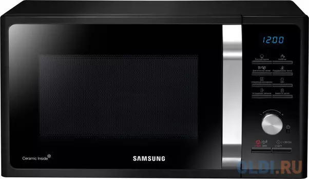 Samsung MS23F302TQK/BW Микроволновая печь, 23л, 800Вт, черный