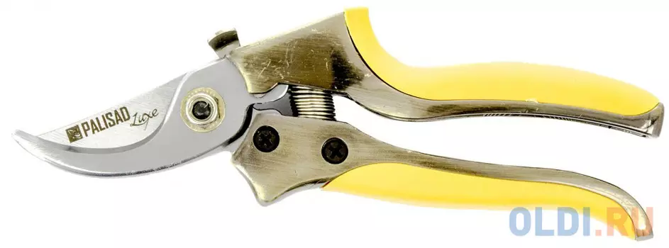 Секатор Palisad 60482 прямого реза, 205 мм, металлические обрезиненные рукоятки, LUXE