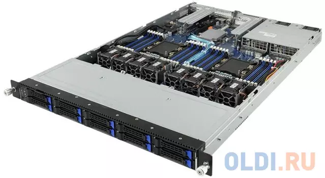 Сервер (Barebone) Gigabyte Rack R181-2A0 , 2nd Gen. Intel Xeon Scalable and Intel Xeon Scalable, 24 x DIMMs, Supports Intel Optane DC, Dual 1Gb/s LAN