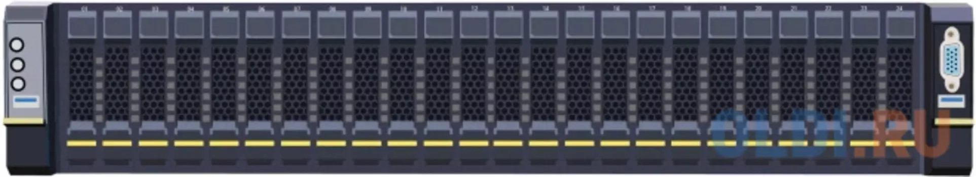 Сервер F+ tech FPD-15-SP-22035-CTO в составе: 2U 24x2.5" HDD platform, 2xIntel Xeon Gold 6248 20C 2.50GHz, 2x32GB DDR4-2933 ECC RDIMM, 2x240GB 2.