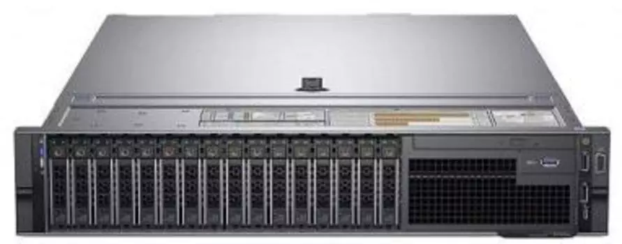 Сервер PowerEdge R740 (R740-2578/001) (2)*Gold 6134 (3.2GHz, 8C), 32GB (2x16GB) RDIMM, No HDD (up to 16x2.5"), PERC H730P+