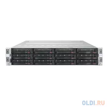 Серверная платформа SuperMicro 2U, 2xLGA3647, 16xDDR4, 3x3.5", SATA, SIOM, IPMI, 2x2200W SYS-6029TP-HTR