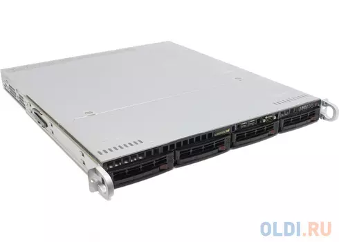 Серверный корпус 1U Supermicro CSE-815TQC-R706WB 720 Вт чёрный