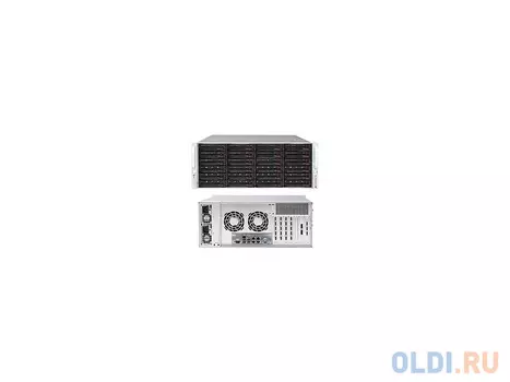 Серверный корпус 4U Supermicro CSE-846BE1C-R1K28B 1280 Вт чёрный