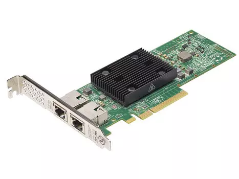 Сетевая карта Dell 540-BBVM Dual port Broadcom 57416 10Gbit Base-T PCIe LP for 14G