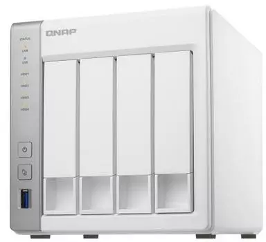 Сетевое хранилище QNAP TS-431P2-4G Сетевой RAID-накопитель, 4 отсека для HDD. ARM Cortex-A15 Annapurna Labs AL-314 1,7 ГГц, 4 ГБ.