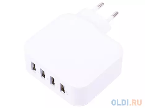 Сетевое зарядное устройство Defender UPA-60 4 порта USB, 5V / 6.2А 83544