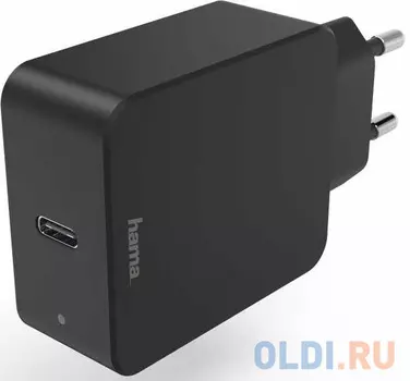 Сетевое зарядное устройство HAMA H-183284 3 А черный