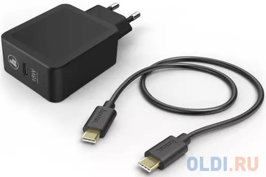 Сетевое зарядное устройство HAMA H-183326 3 А USB-C черный