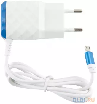 Сетевое зарядное устройство Red Line NC-2.1AC 2.1A microUSB синий УТ000013619