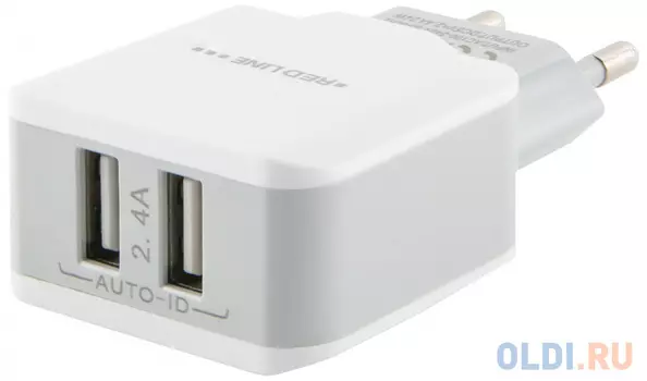 Сетевое зарядное устройство Red Line NC-2.4A 2.4А USB-C белый УТ000013633