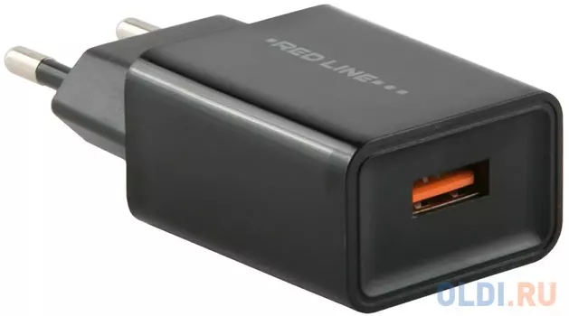 Сетевое зарядное устройство Red Line NQC1-3A 3 А черный УТ000015768