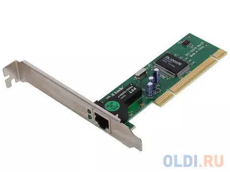 Сетевой адаптер D-Link DFE-520TX/20/D1A Сетевой PCI-адаптер с 1 портом 10/100Base-TX (20шт в коробке с одинм комплектом драйверов)