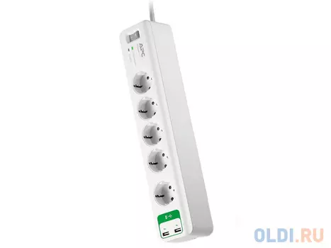 Сетевой фильтр APC PM5U-RS 5 розеток 1.83 м белый