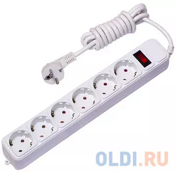 Сетевой фильтр EKF UFA16-310-6-05 6 розеток 5 м