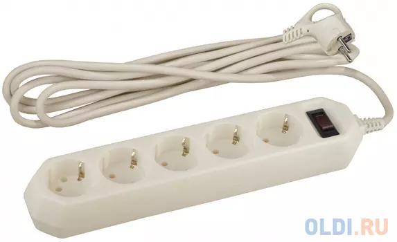 Сетевой фильтр Эра Б0019035 5 розеток 3 м