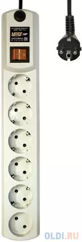 Сетевой фильтр MOST HP 6 розеток 2 м белый