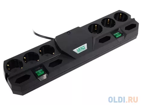 Сетевой фильтр Most Tandem TRG 5м черный 10 розеток