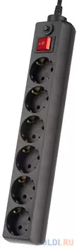 Сетевой фильтр Perfeo "POWER+" 6 розеток 5 м PF_A4674