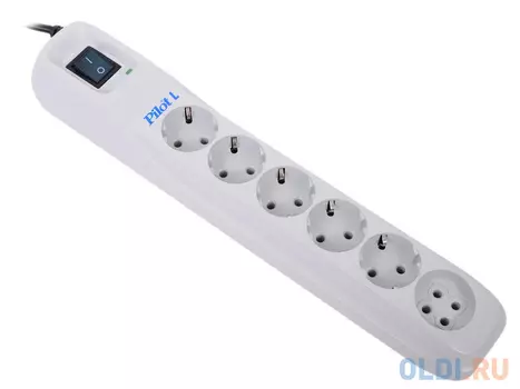 Сетевой фильтр Pilot L 7м (6 розеток)
