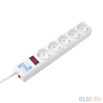 Сетевой фильтр Power Cube SPG-B-15 5 розеток 5 м серый