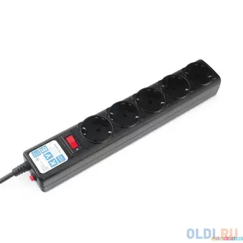 Сетевой фильтр PowerCube SPG5-В1, 0.5м, черный