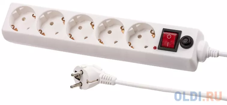 Сетевой фильтр TDM TDM СФ-05В 5 розеток 5 м