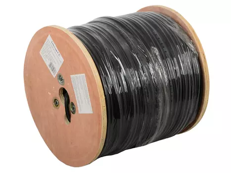 Сетевой кабель бухта 305м FTP 5e Telecom TC1000C5EN(CU) 4 пары, медный, с тросом, для внешней проводки