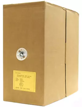 Сетевой кабель бухта 305м UTP 5e Neomax NM10041 Медь, внешний, с тросом 1,63мм, 4 пары(Solid), на катушке, 24AWG/0.51мм, PVC+HDPE, Taiwan