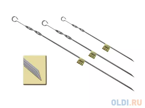 Шампур Boyscout 61022 угловой нержавеющая сталь 450х10х1мм